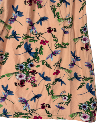 Vintage Floral Skirt Medium