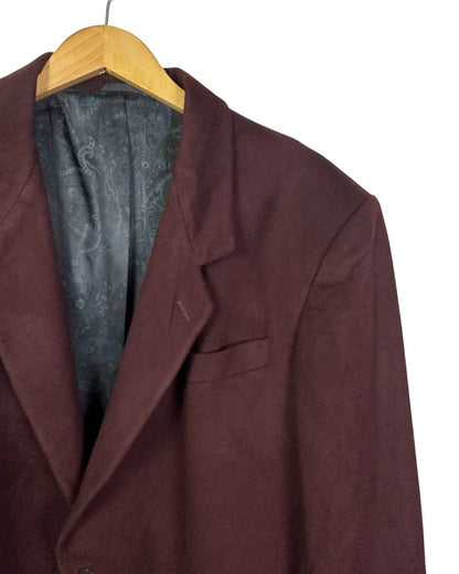 MonteZemolo Maroon Blazer - Size 52
