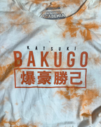 My Hero Academia Bakugo Tie dye T-shirt 2XL