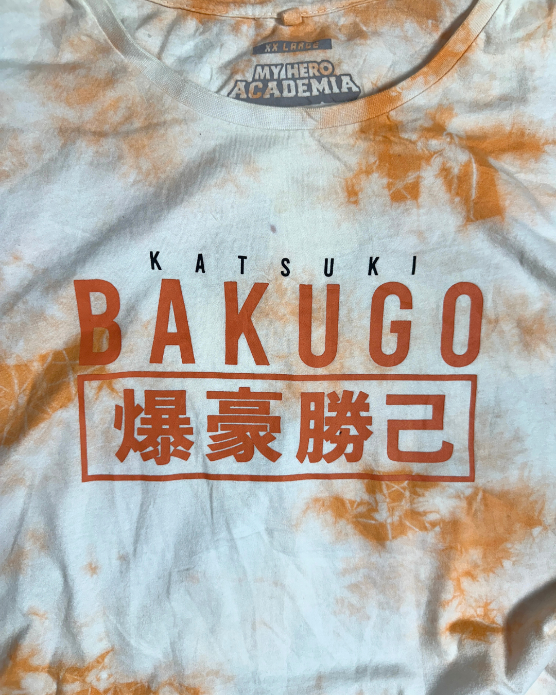 My Hero Academia Bakugo Tie dye T-shirt 2XL