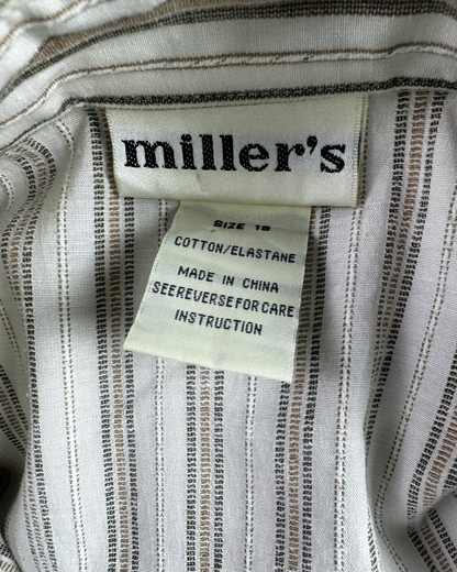 Miller's Striped Women's Shirt -XL
