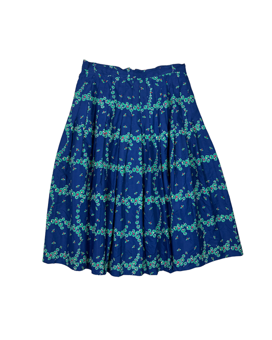 Vintage H&M Pleated A-Line Skirt - Large