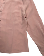 Ragussa Dusty Rose Blouse with Loop buttons