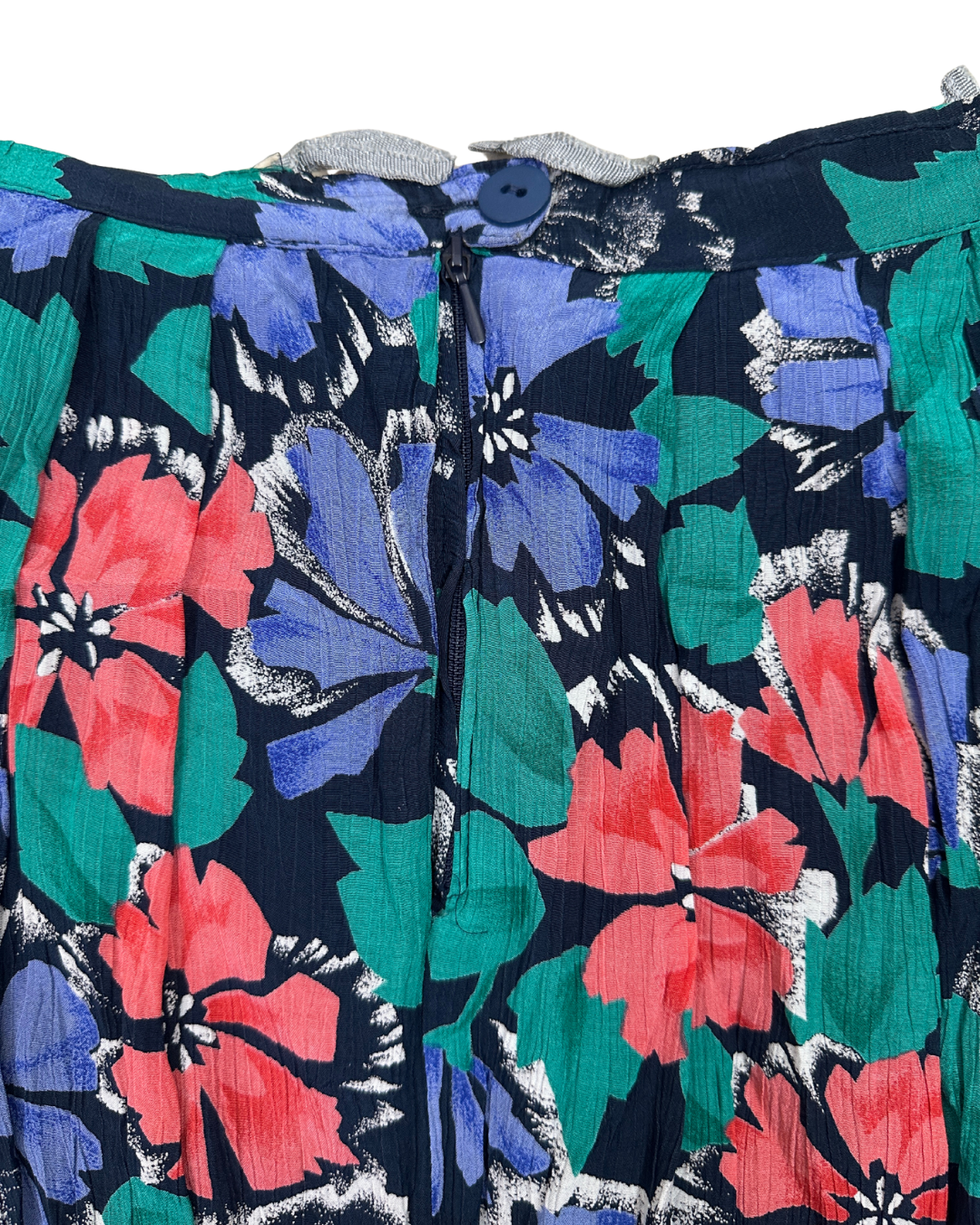 Vintage Lined Floral Skirt