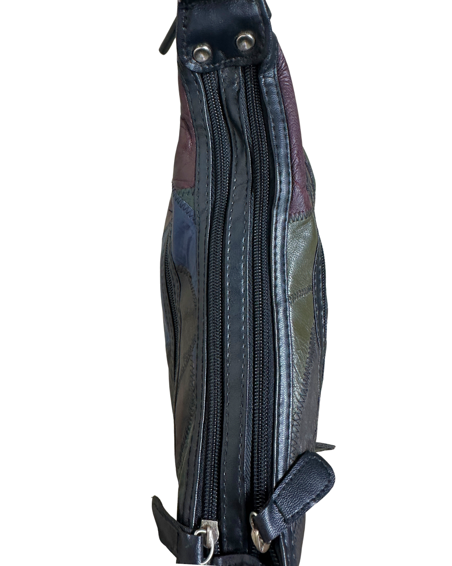 Treviso Multicolor Patch Work Genuine Leather Shoulder Bag