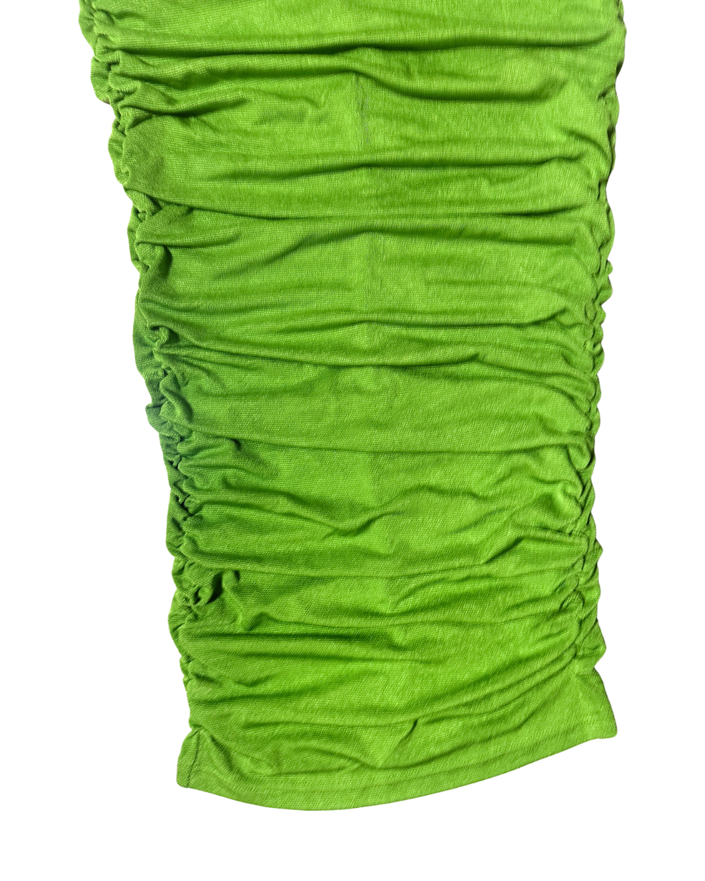 Green Ruched Dress