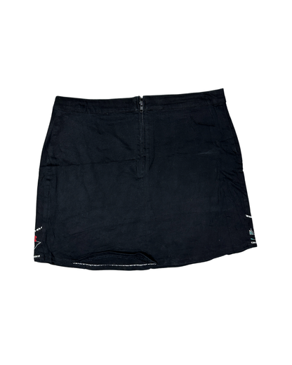 Vintage George. Skirt Floral Embroidery