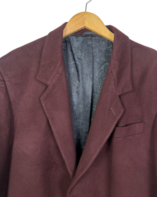 MonteZemolo Maroon Blazer - Size 52