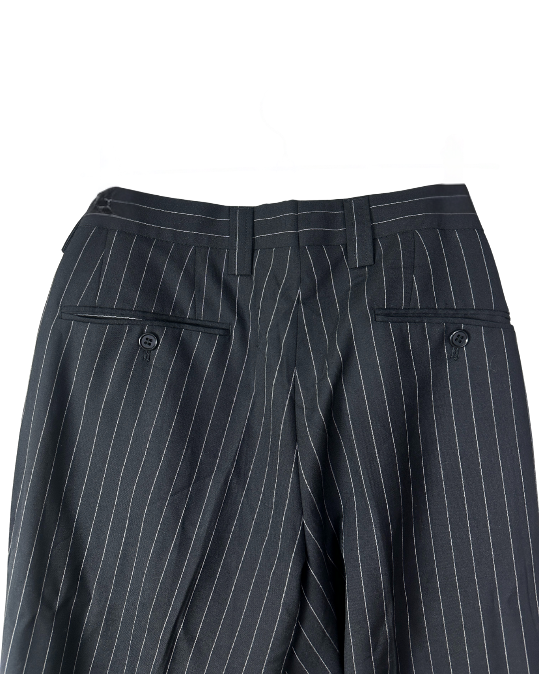 Batistini Striped Wool-Blend Full Suit - Size 50