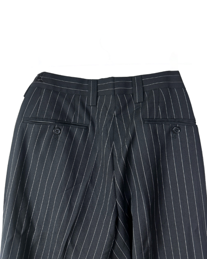 Batistini Striped Wool-Blend Full Suit - Size 50