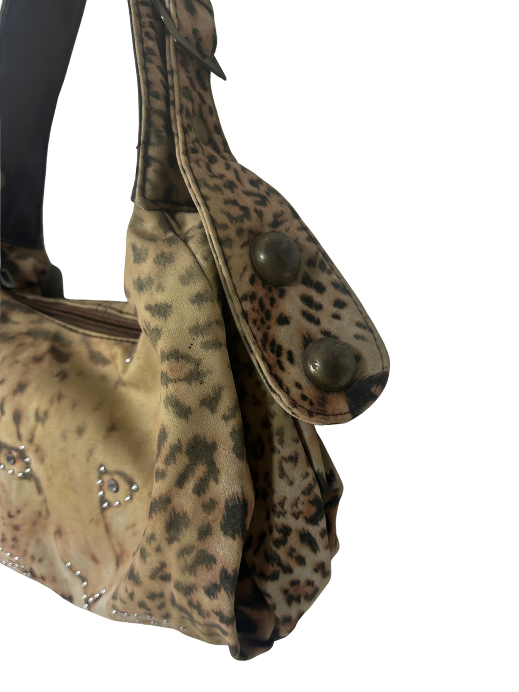 Y2K Tiger Print Shoulder Bag