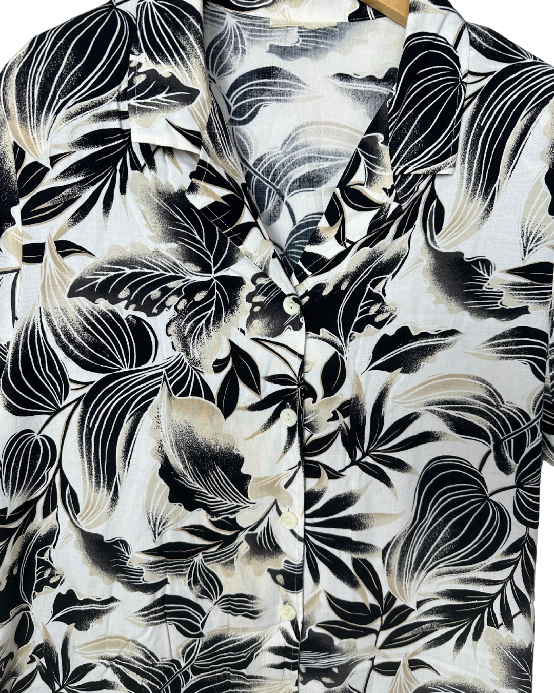 Leaf Pattern Shirt XL