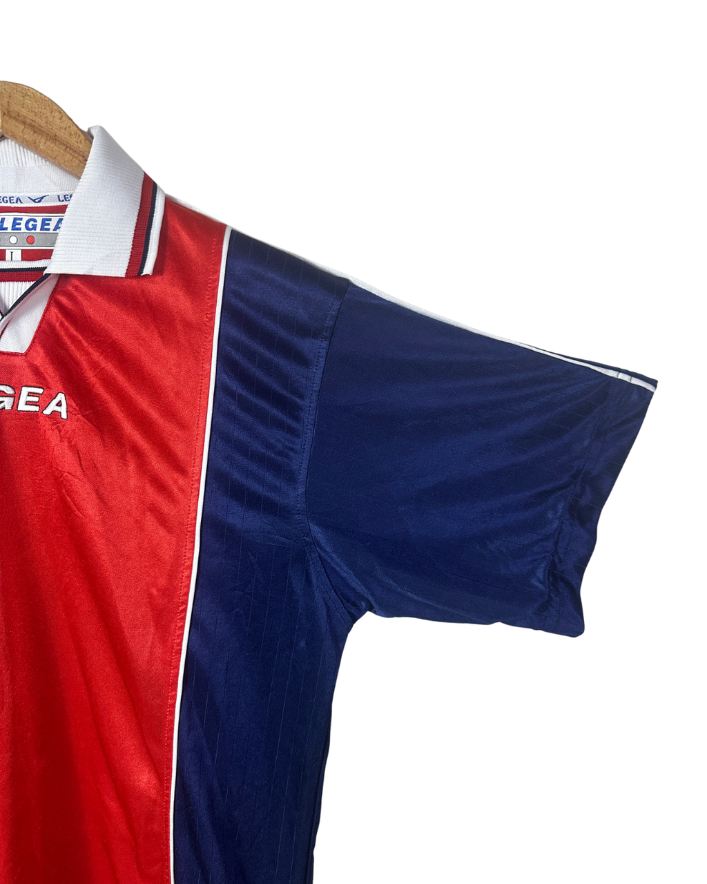 Vintage Legea Collard V-neck Football Jersey - Large