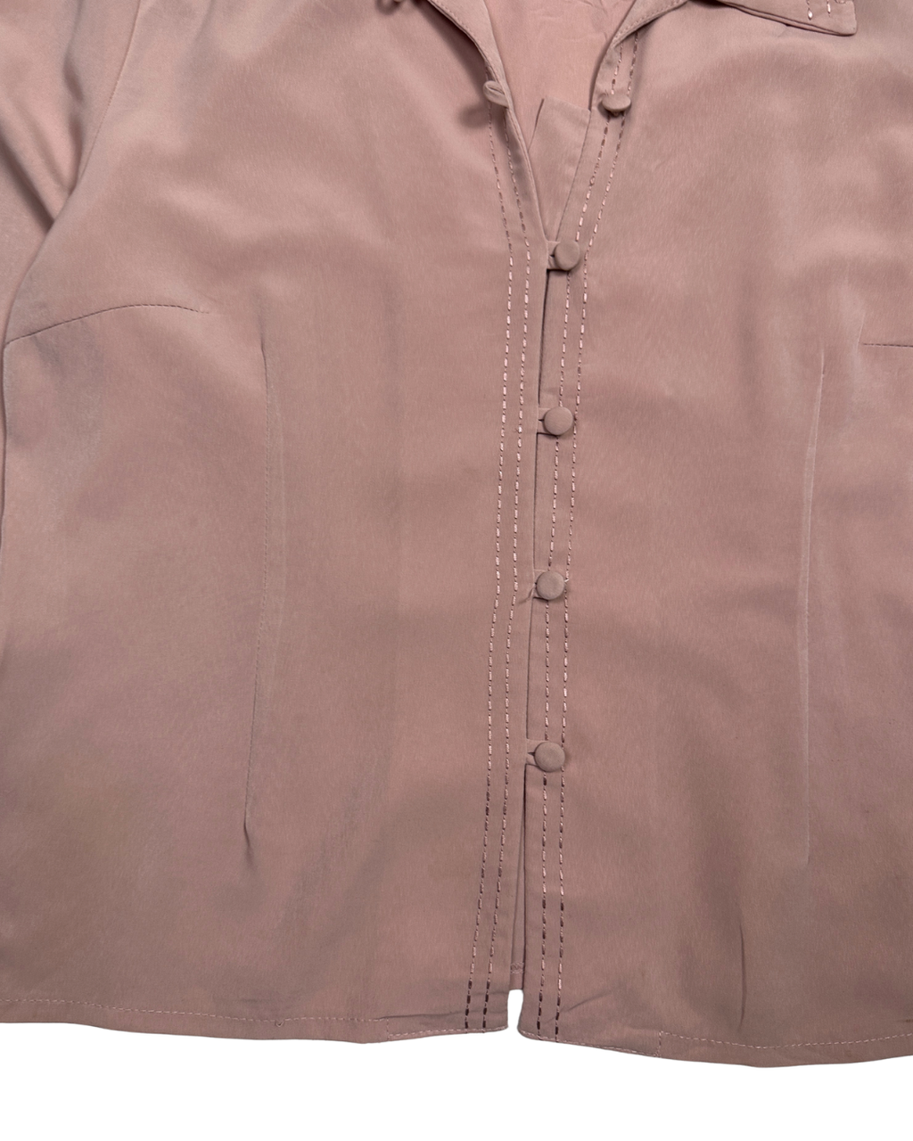 Ragussa Dusty Rose Blouse with Loop buttons