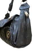 Y2K Genuine Leather Shoulder Bag