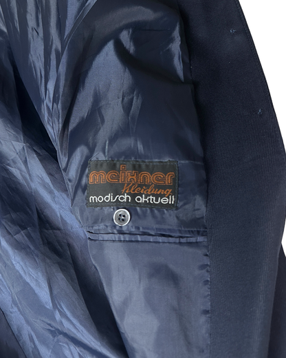 Vintage 80s/90s Reicherts Reisen Navy Euro Workwear Blazer