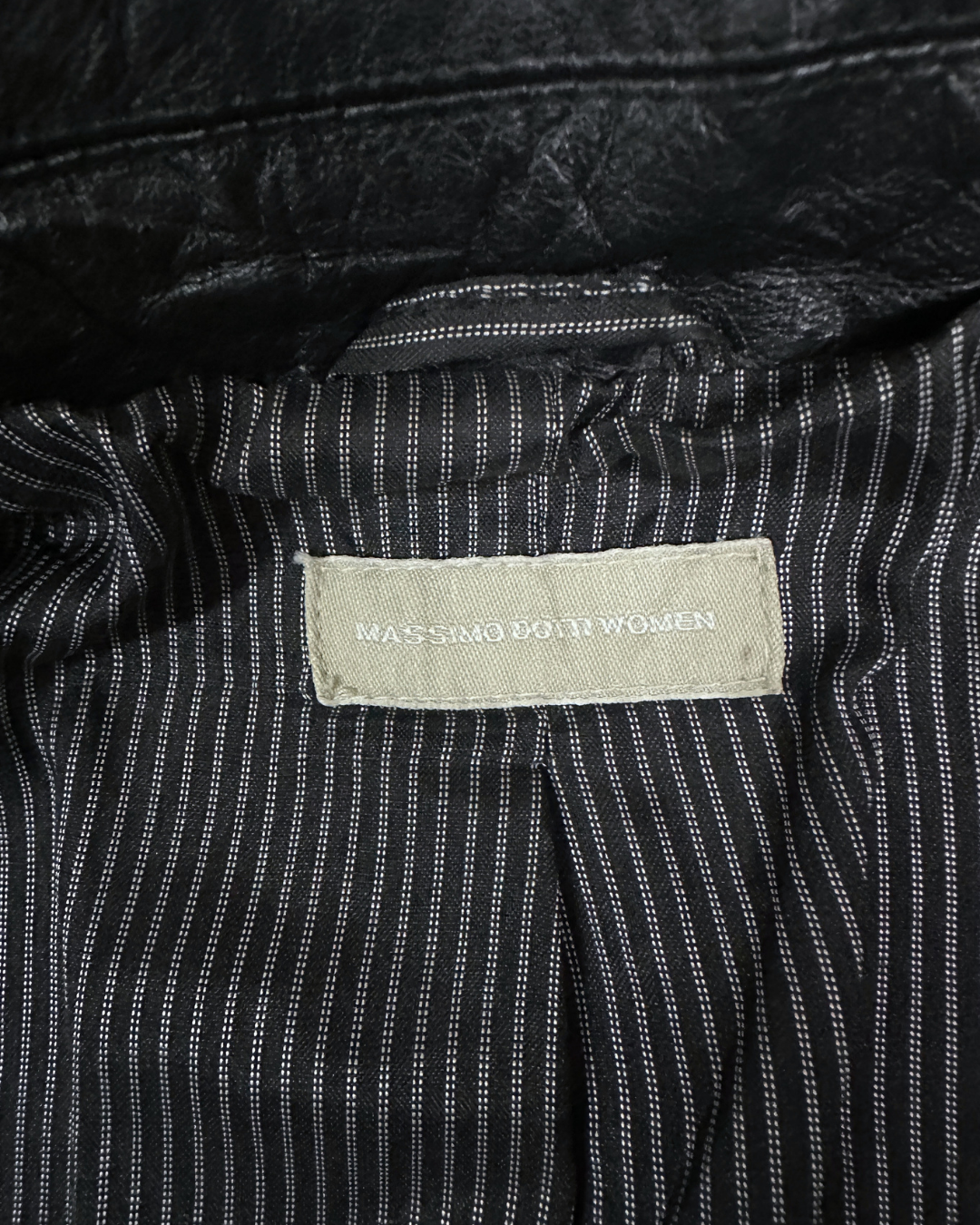 Massimo Dutti Women's Genuine Leather Jacket - Large