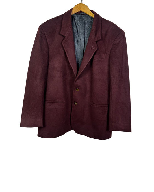 MonteZemolo Maroon Blazer - Size 52