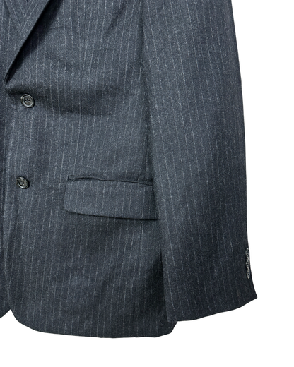 Canda Pure Virgin Wool Striped Full Suit