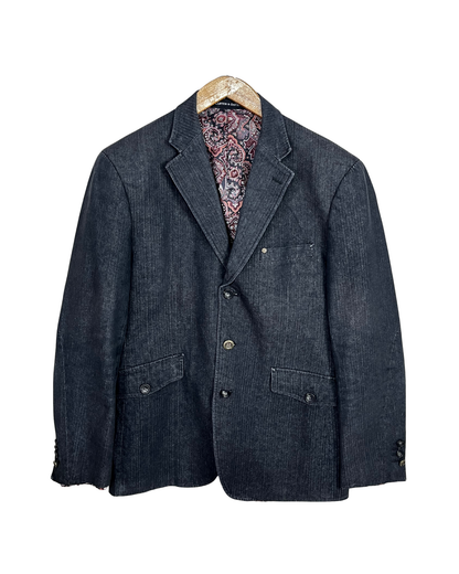 Vintage Carter & Davis Herringbone Cotton Blend bBazer 54