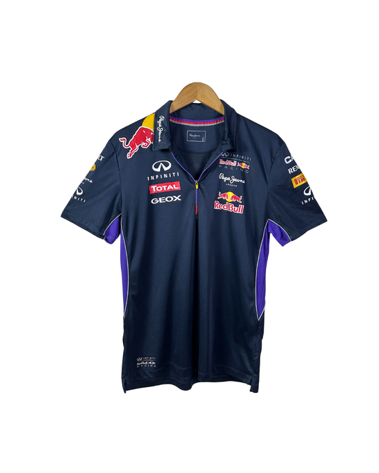 Pepe Jeans x Redbull Racing Quarter-Zip Polo Shirt Large
