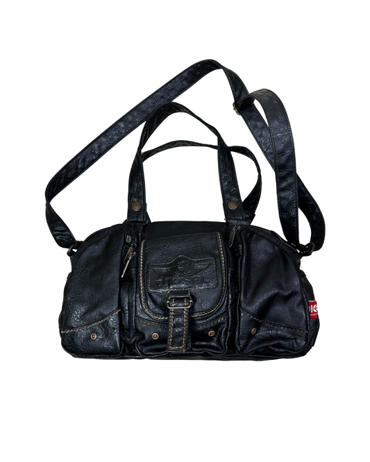 Rare Vintage Y2K Diesel Grunge Genuine Leather Handbag/Crossbody