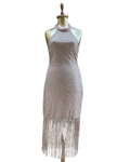 Halter Neck Sequinned Dress XL