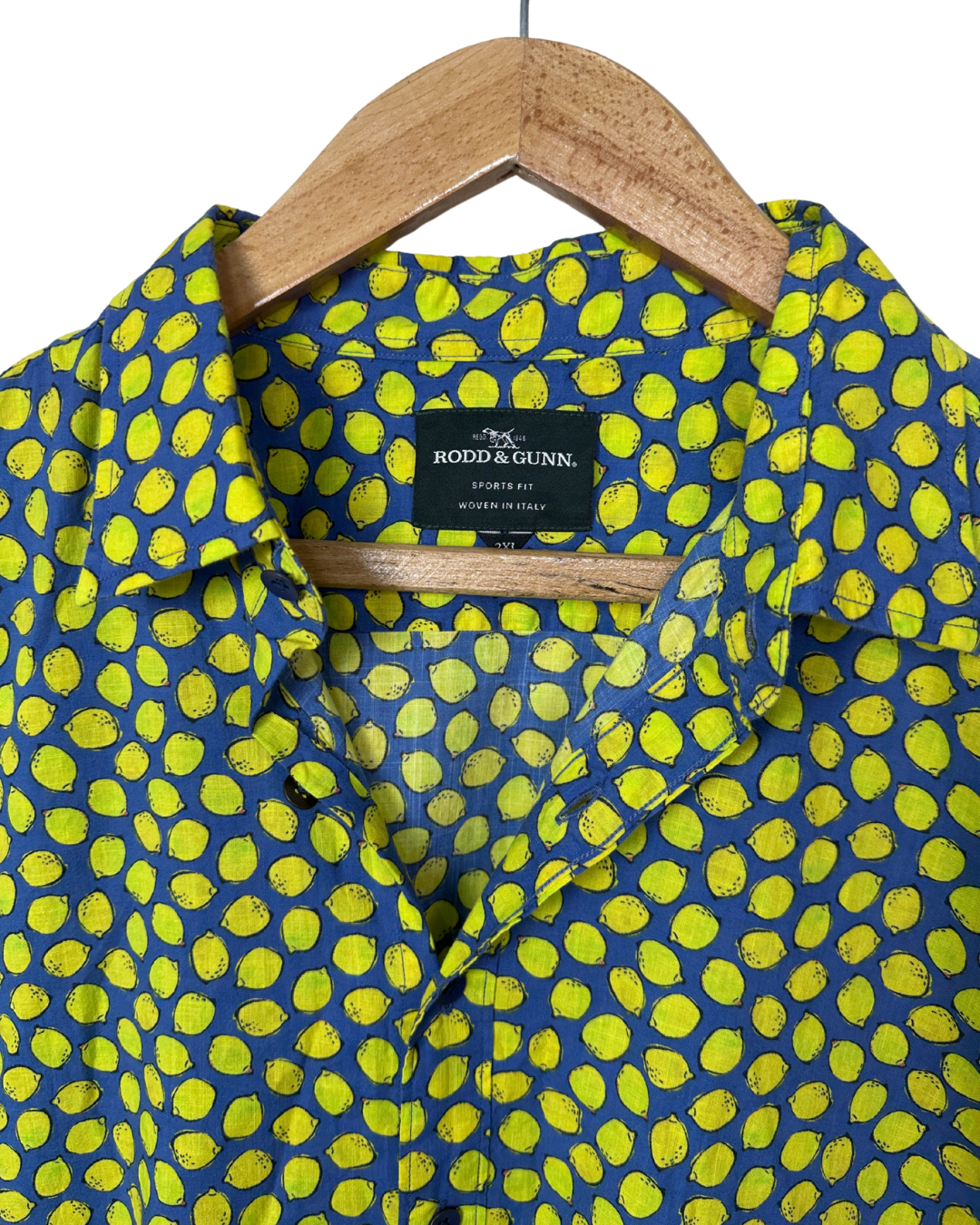Rodd & Gunn Lemon Pattern Shirt 2XL