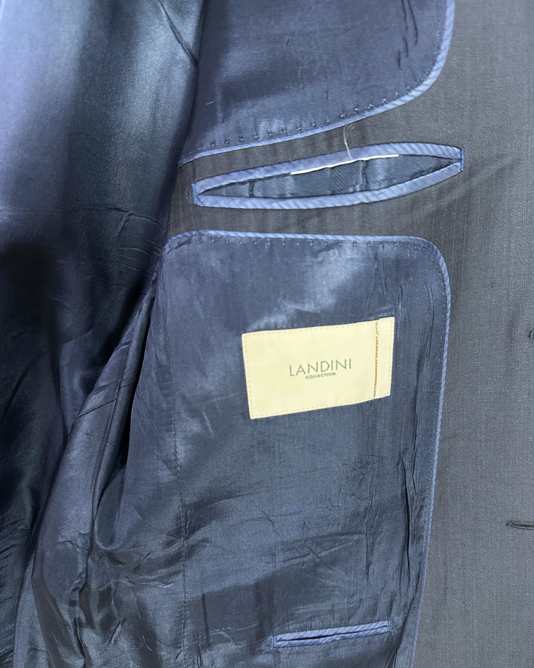 Landini Navy Wool Blazer