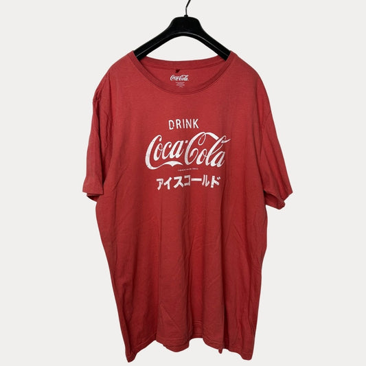 Drink Coca-Cola Japanese Writing Graphic T-shirt 3XL