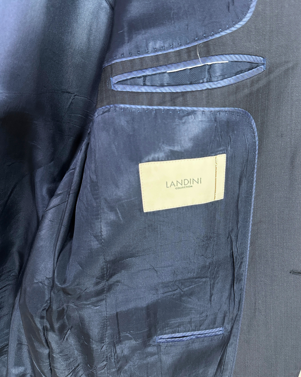 Landini Navy Wool Blazer