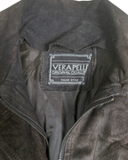 Vintage Genuine Suede Leather Brown Jacket XL