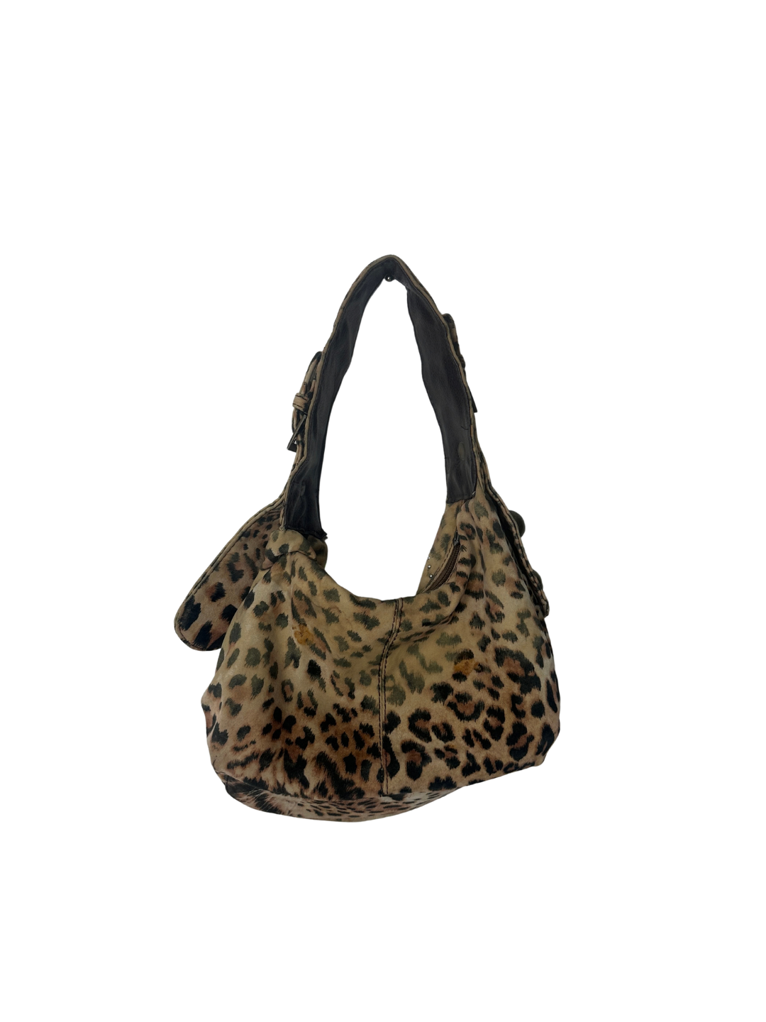 Y2K Tiger Print Shoulder Bag