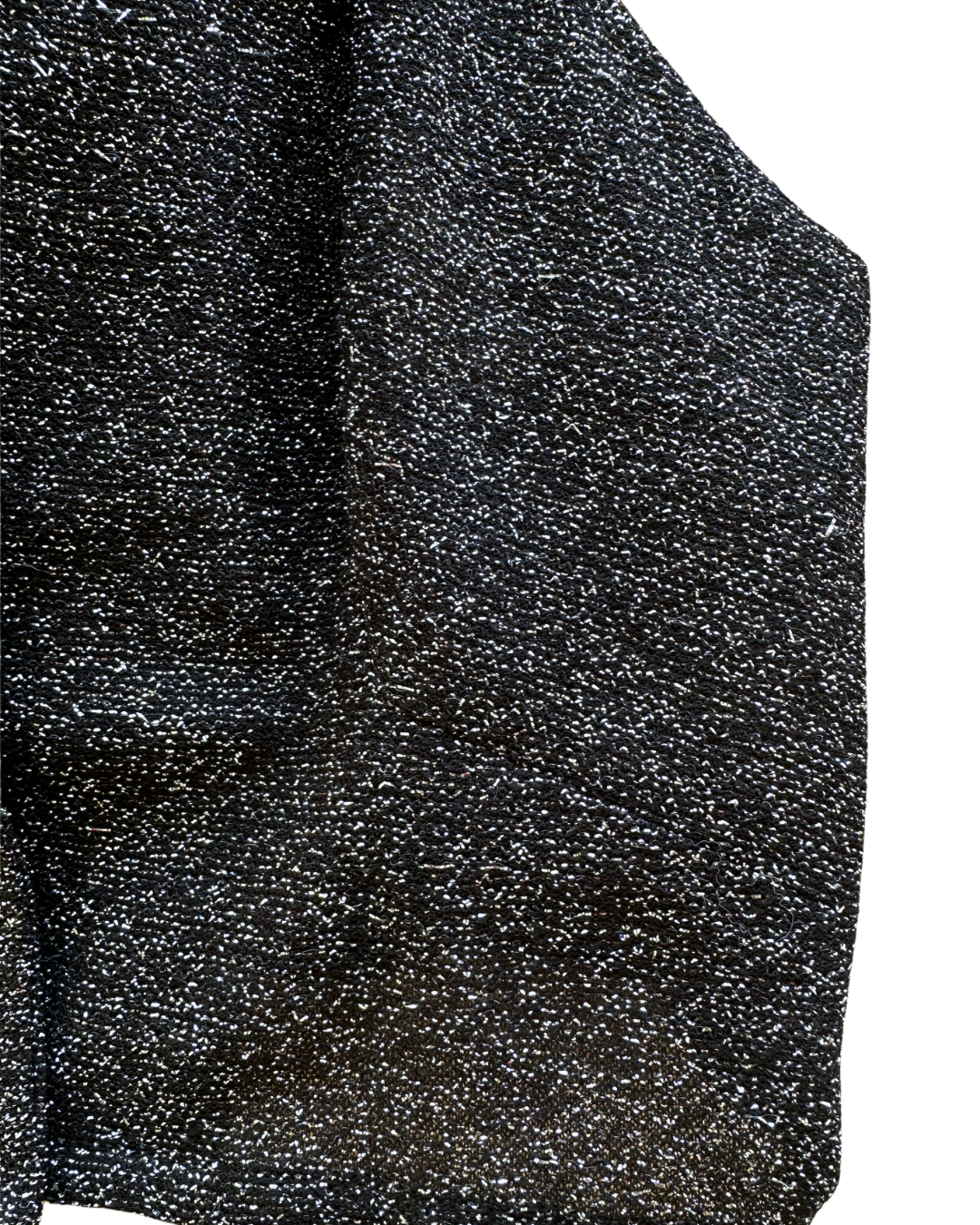 Glittery Open Back Button-Up  Halter Top