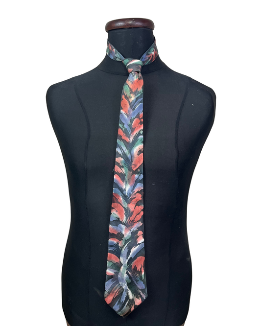 Abstract Leaf Necktie