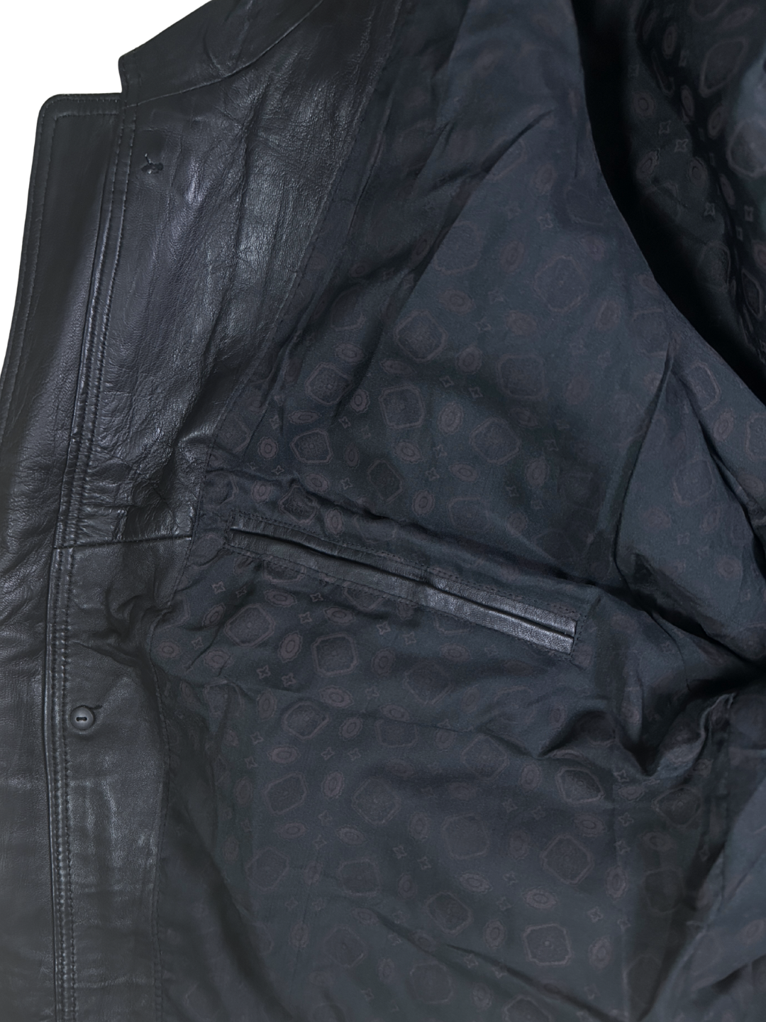 Vintage 90s Genuine Leather Jacket XL