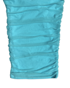 Turquoise Ruched Dress