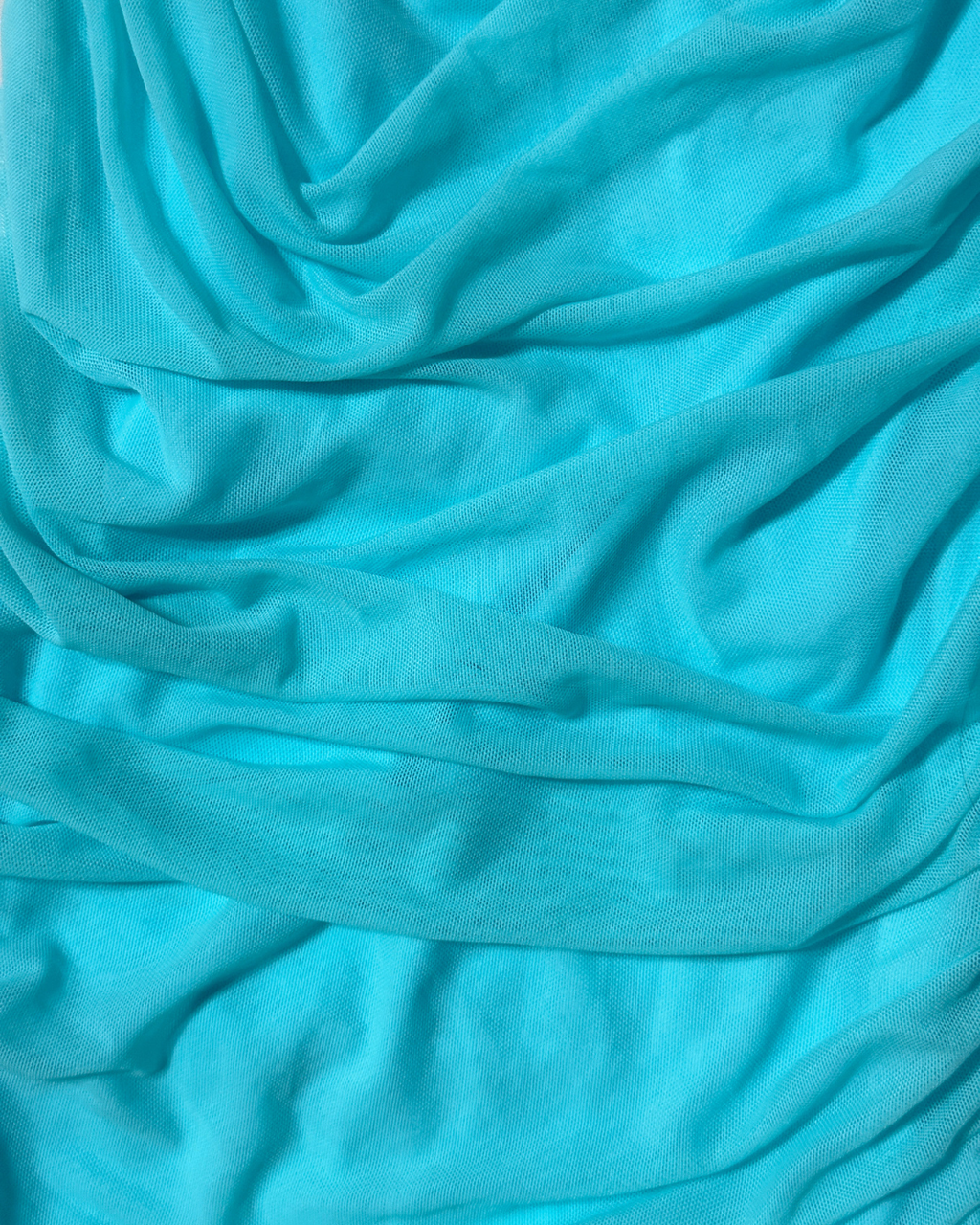 Turquoise Ruched Dress