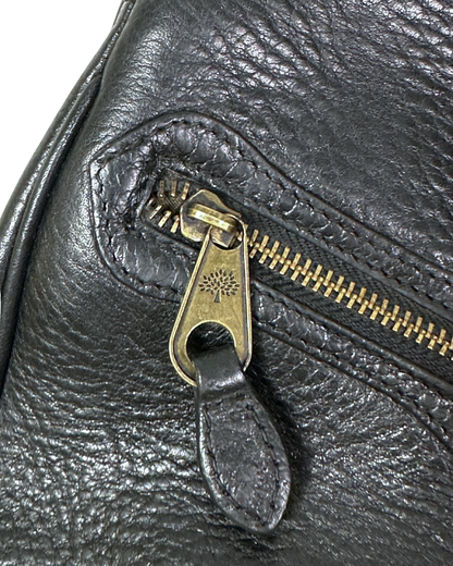 RARE Vintage Luxury Mulberry Roxanne Black Leather Shoulder Bag