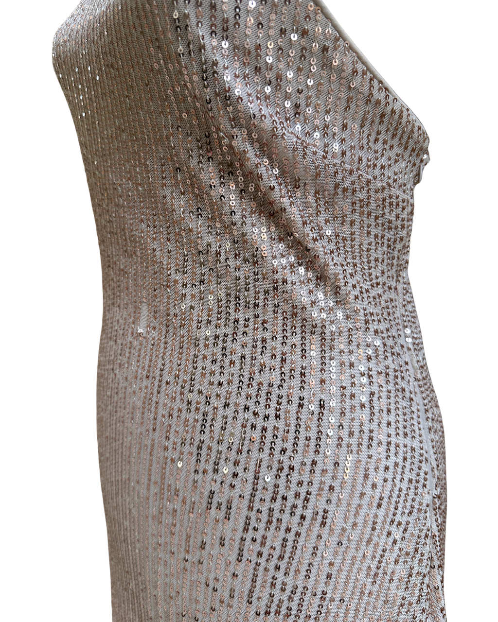 Halter Neck Sequinned Dress XL