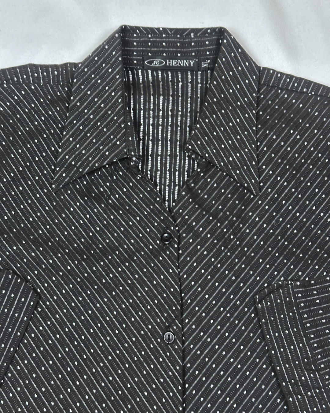 Retro Henny Micro Dot Fitted Shirt