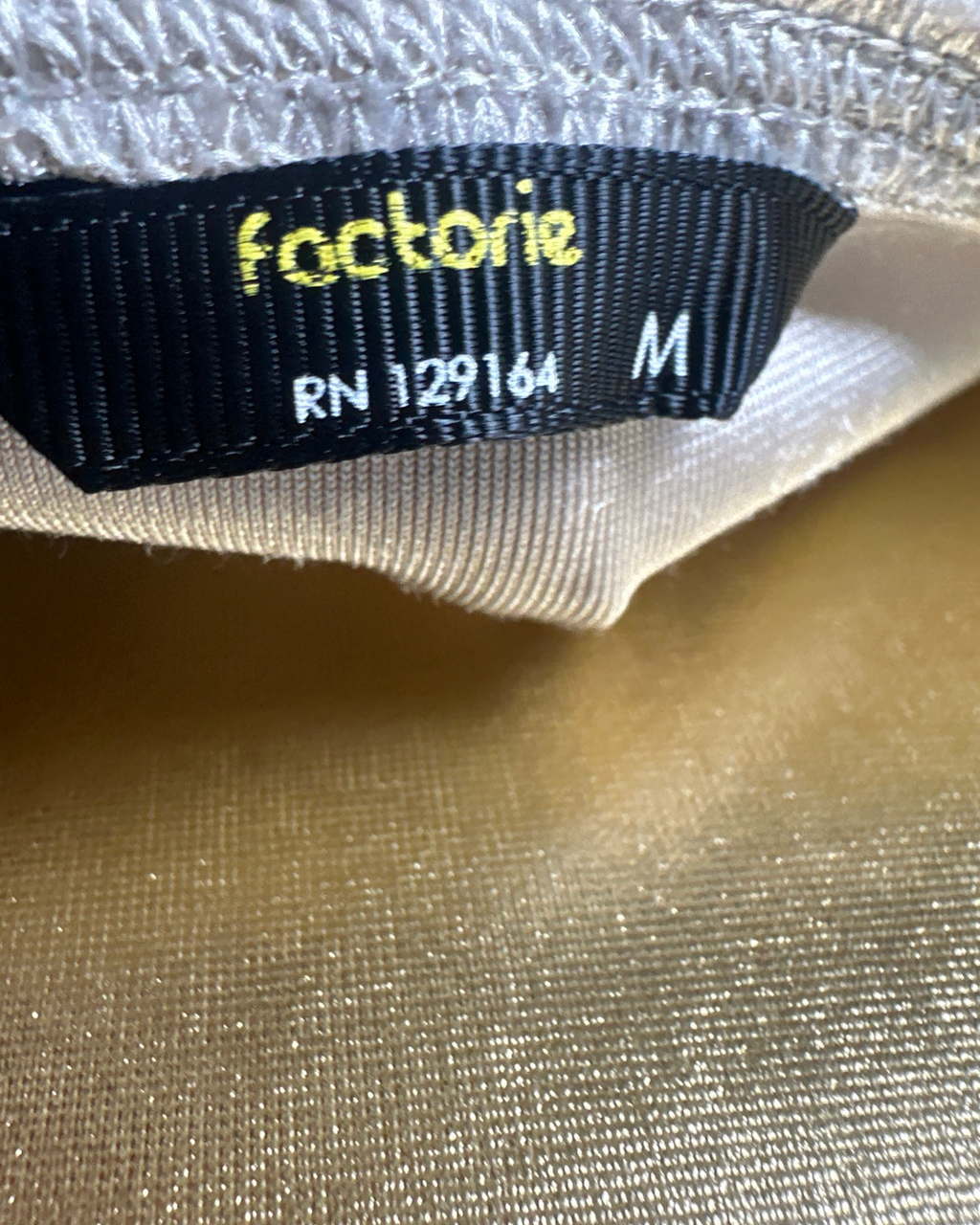 Factorie Velvet Cami Top - Medium