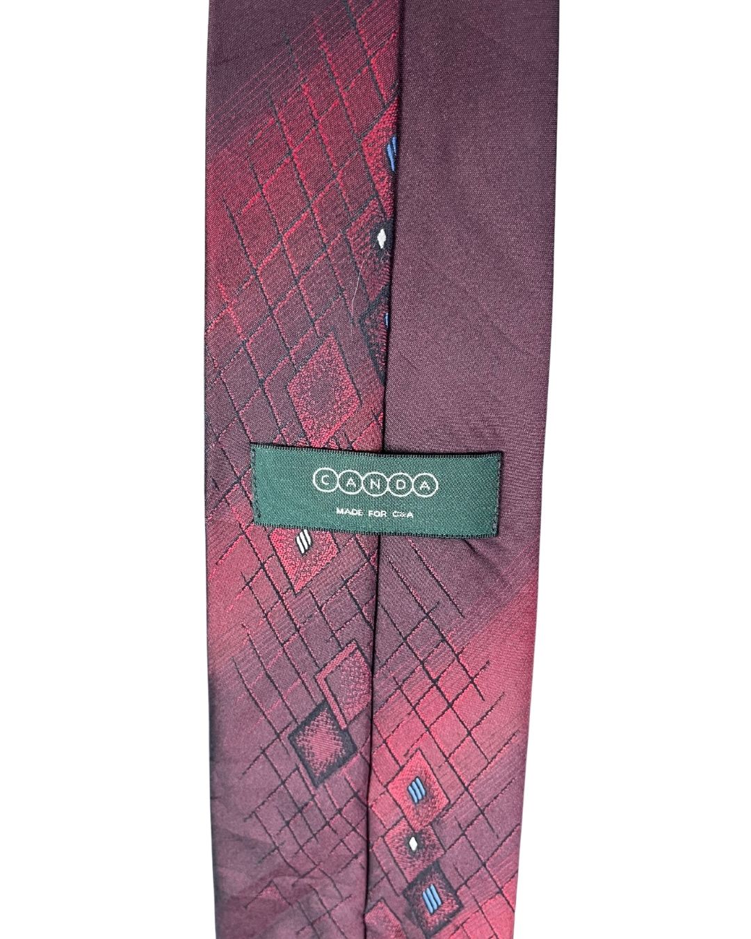 Canda Stripe Argyle necktie 9 cm