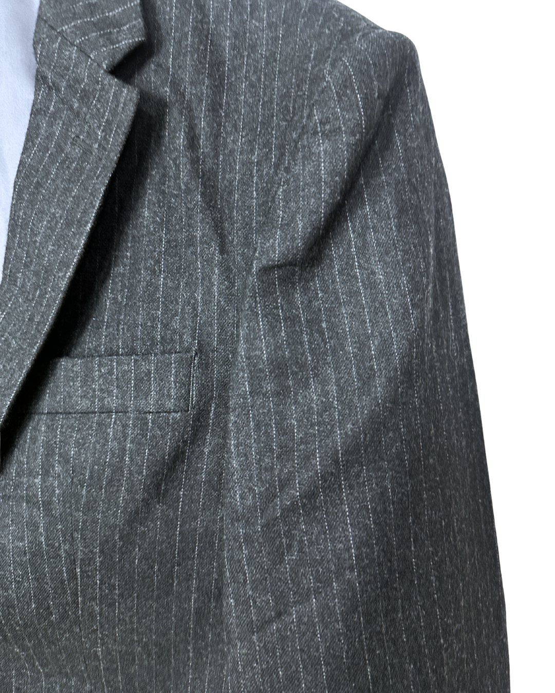 Canda Pure Virgin Wool Striped Full Suit