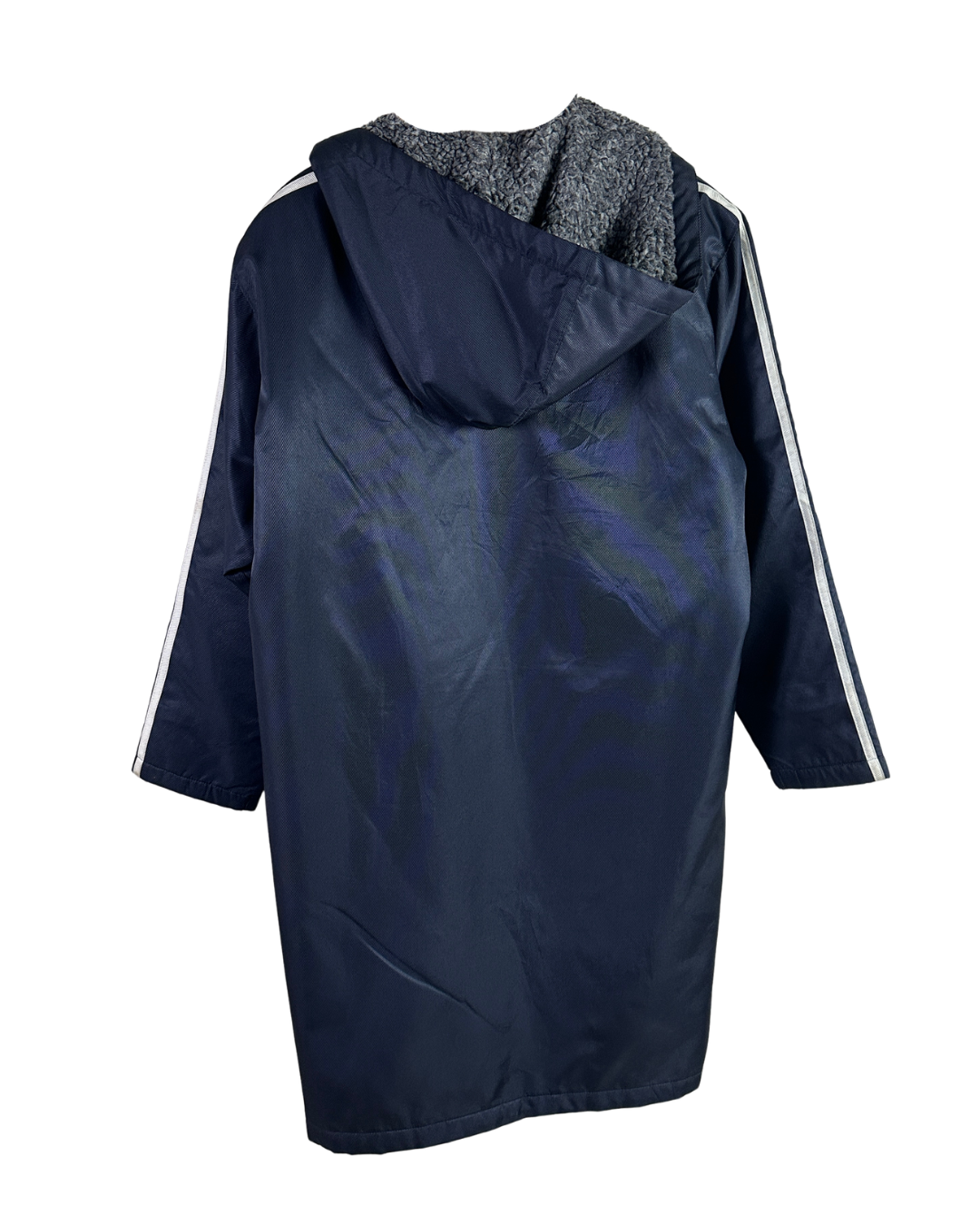 Vintage 2007 Adidas Fur-Lined Coat - Large