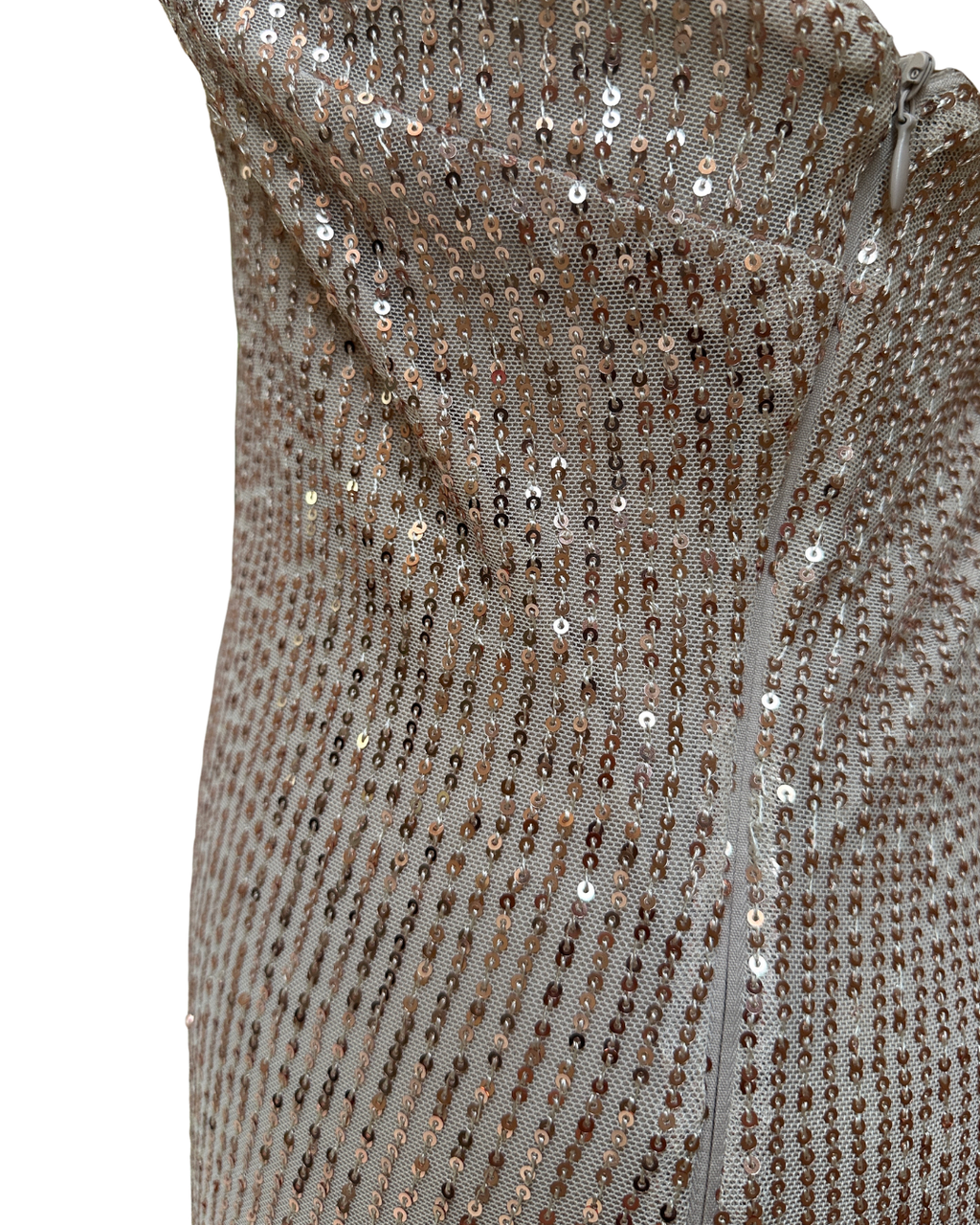 Halter Neck Sequinned Dress XL