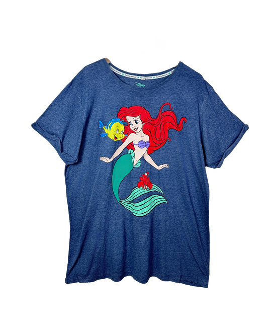 Disney The Little Mermaid Graphic Oversized T-shirt XL