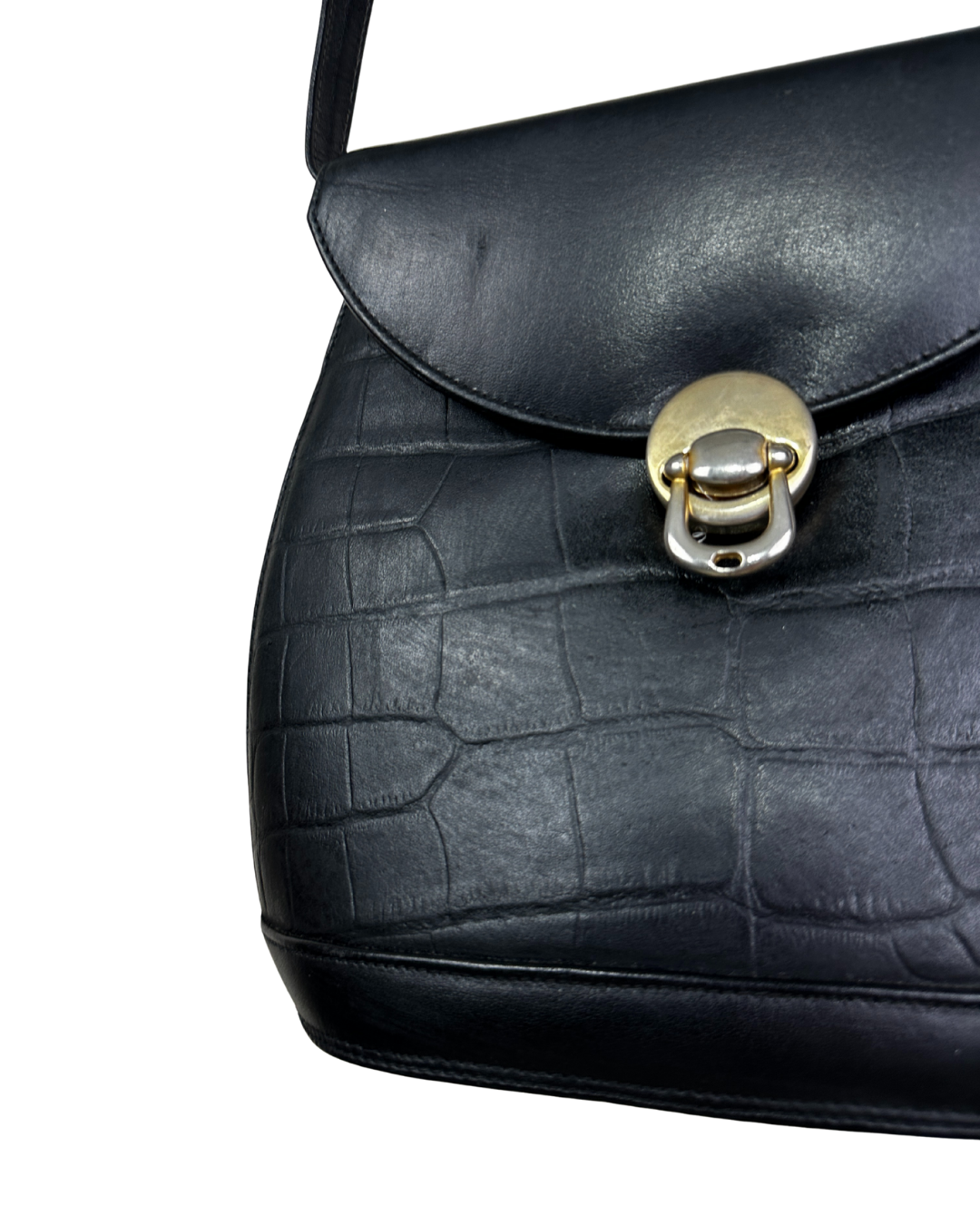 Vintage Abo Tira Genuine Leather Crossbody Bag