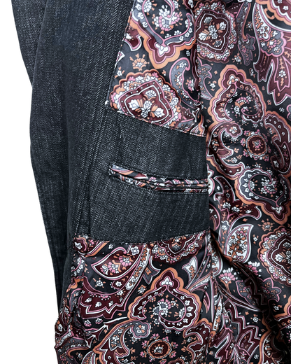 Vintage Carter & Davis Herringbone Cotton Blend bBazer 54