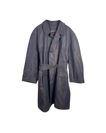 Vintage Alta Moda Belted Oversized Trench Coat - Made in Italy